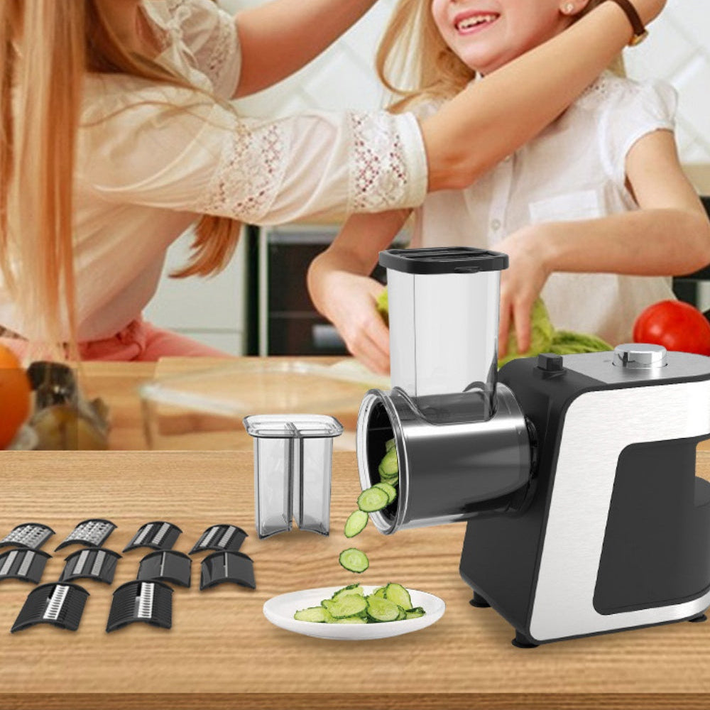 Multifunctionele Elektrische Groente- en Fruitsnijder – 5-in-1 Keukenmachine met 500W Motor