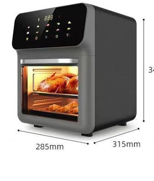 10L Airfryer met Kijkvenster en Touchbediening – Olievrij Frituren en Bakken voor Gezin