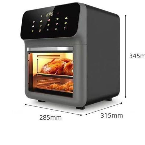 10L Airfryer met Kijkvenster en Touchbediening – Olievrij Frituren en Bakken voor Gezin