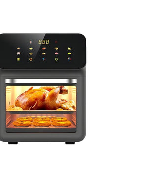 10L Airfryer met Kijkvenster en Touchbediening – Olievrij Frituren en Bakken voor Gezin