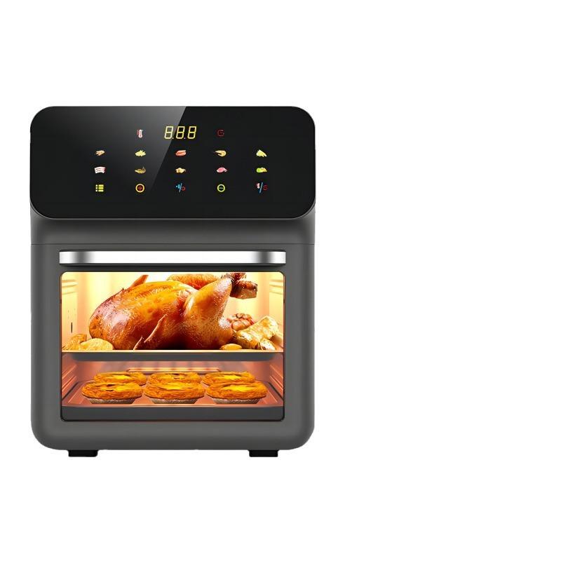 10L Airfryer met Kijkvenster en Touchbediening – Olievrij Frituren en Bakken voor Gezin