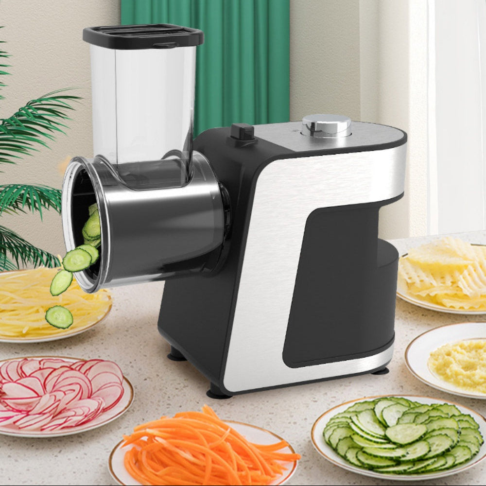 Multifunctionele Elektrische Groente- en Fruitsnijder – 5-in-1 Keukenmachine met 500W Motor