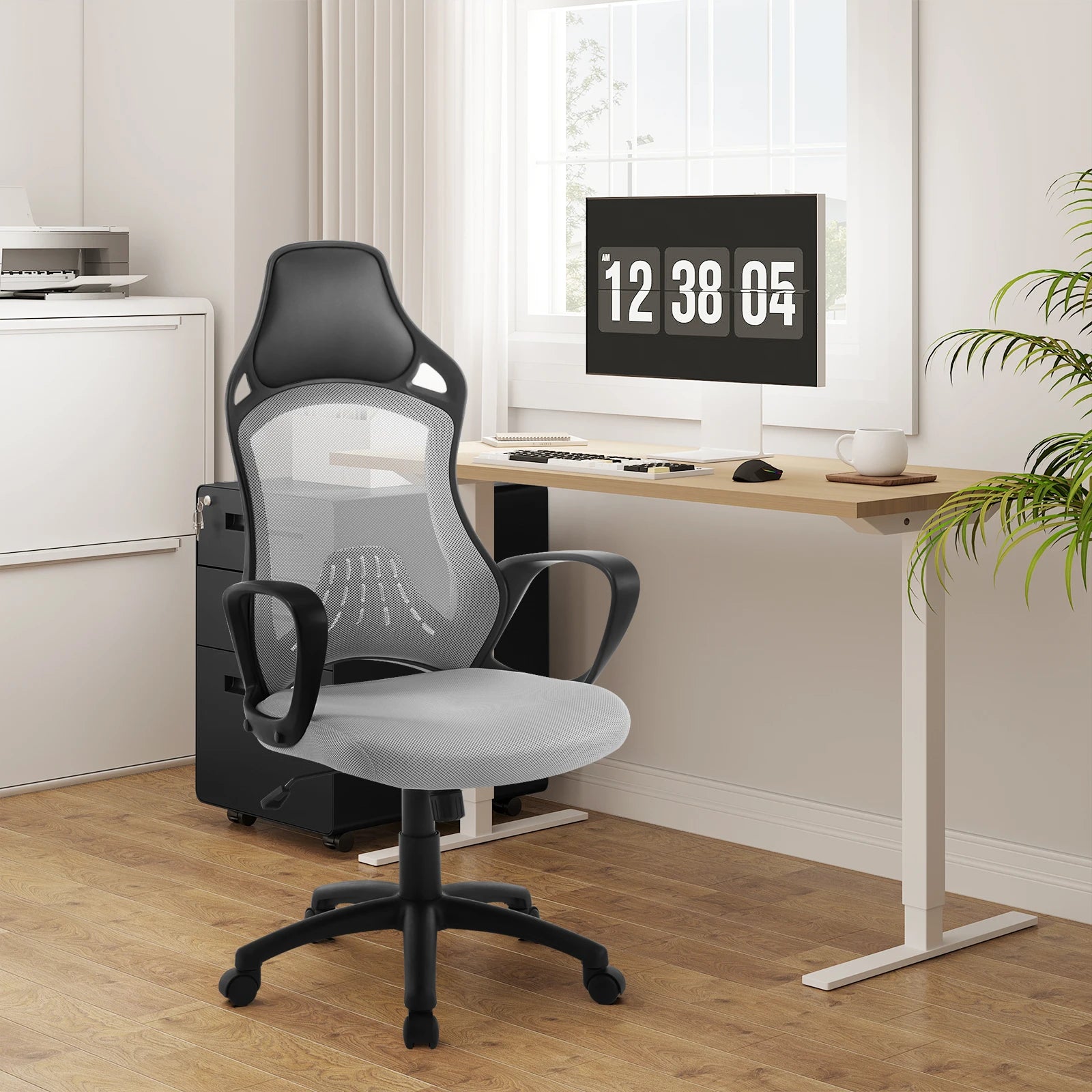 Sedia Home Comfort C10 Ergonomische bureaustoel - grijs