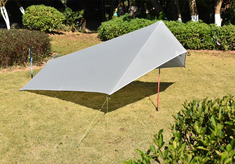 Ultralicht Waterdicht Tarp 15D Siliconen Nylon – Compacte Regenvlieg en Outdoor Luifel voor Camping en Backpacken