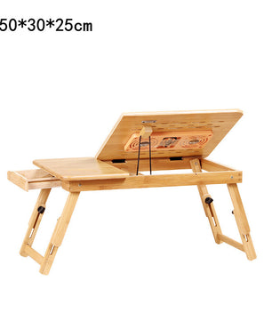 Opvouwbare Laptoptafel voor Bed en Bank – Bamboe Schootbureau voor Werken en Lezen