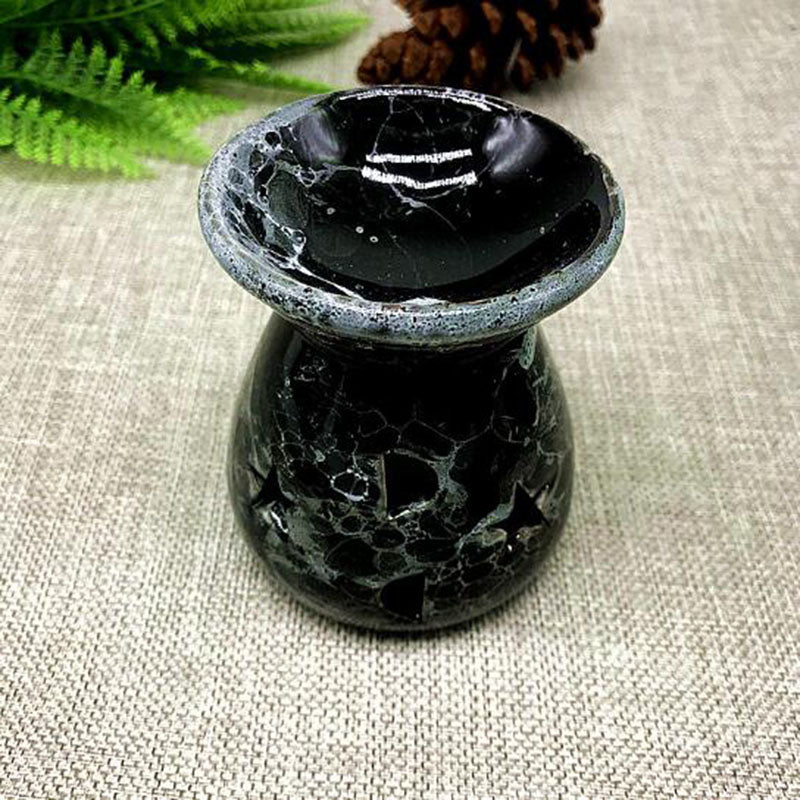 Keramische Aromatherapie Brander – Essentiële Olie Lamp met Kaars voor Romantische Sfeer en Decoratie