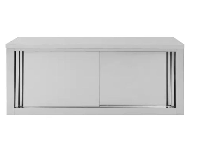 Roestvrijstalen Keukenkast met Schuifdeuren – 120 cm