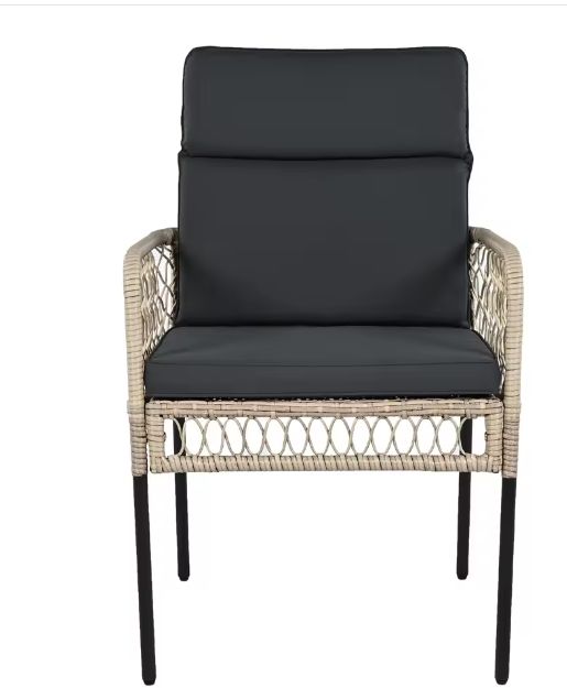 5-delige Eettafelset voor Buiten – Acaciahout & Polyrattan, 4 Personen