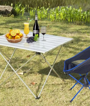 Opvouwbare Aluminium Campingtafel – Lichtgewicht Tuintafel met Draagtas