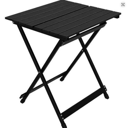 Opvouwbare Aluminium Campingtafel – Lichtgewicht & Draagbare Bijzettafel voor Buiten
