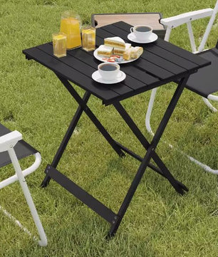 Opvouwbare Aluminium Campingtafel – Lichtgewicht & Draagbare Bijzettafel voor Buiten