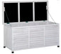 Houten Tuinkist 127x56x60 cm – Weerbestendige Opbergbox met Deksel en Zitfunctie