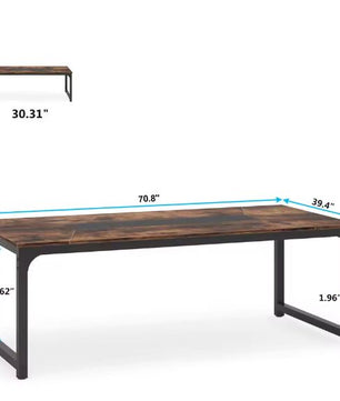 Groot Directiebureau met Industrieel Design – 180 cm Werkblad