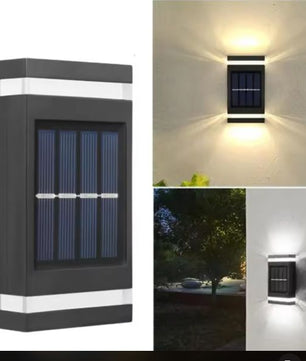 Solar LED Wandlamp voor Buiten – Waterdicht Up-Down Licht op Zonne-energie