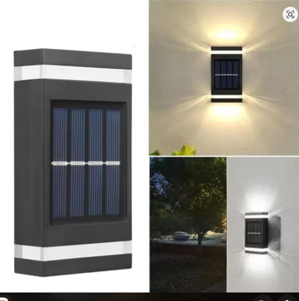 Solar LED Wandlamp voor Buiten – Waterdicht Up-Down Licht op Zonne-energie