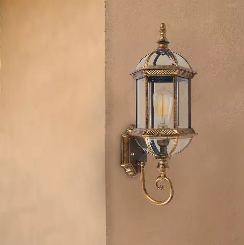 Retro Buitenwandlamp – Aluminium & Glas, IP54 Waterdicht, Vintage Ontwerp