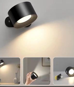 Magnetische LED Wandlamp – 3 Kleuren, USB-Oplaadbaar & Draadloos