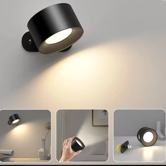 Magnetische LED Wandlamp – 3 Kleuren, USB-Oplaadbaar & Draadloos