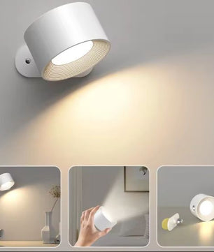 Magnetische LED Wandlamp – 3 Kleuren, USB-Oplaadbaar & Draadloos