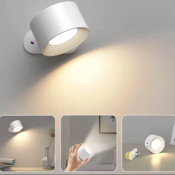 Magnetische LED Wandlamp – 3 Kleuren, USB-Oplaadbaar & Draadloos