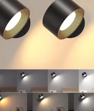 Magnetische LED Wandlamp – 3 Kleuren, USB-Oplaadbaar & Draadloos