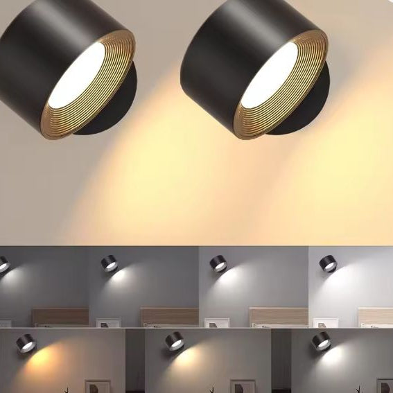 Magnetische LED Wandlamp – 3 Kleuren, USB-Oplaadbaar & Draadloos