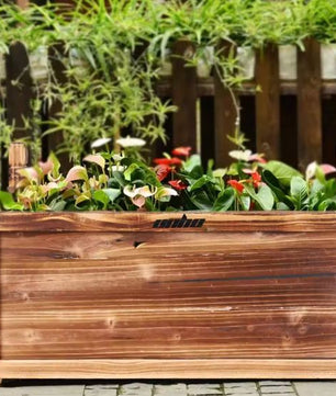 Houten Verhoogde Plantenbak – Buiten Tuinbak voor Bloemen & Groenten