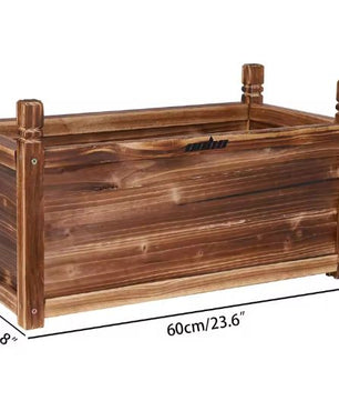 Houten Verhoogde Plantenbak – Buiten Tuinbak voor Bloemen & Groenten