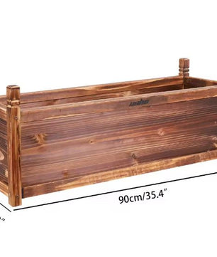 Houten Verhoogde Plantenbak – Buiten Tuinbak voor Bloemen & Groenten