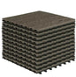Set van 11 WPC Terrastegels – 30×30 cm, Waterbestendig & Houteffect