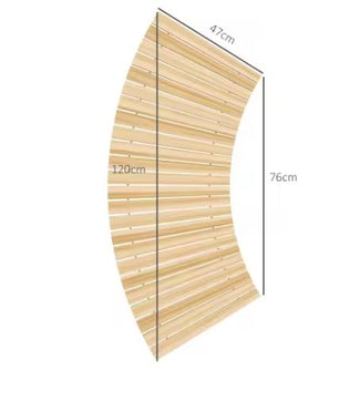Houten Oprolbaar Tuinpad 120 cm – Grenen Treden & Weerbestendig Ontwerp