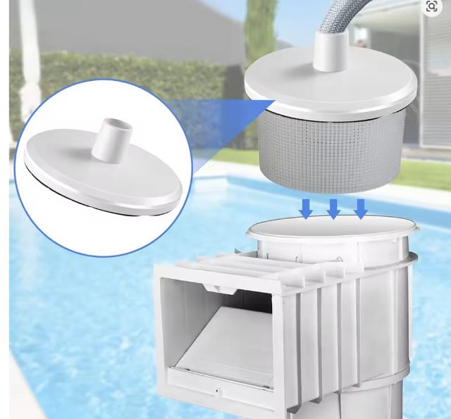 Zwembad Skimmer Vacuümplaat – PVC Vervangingsplaat voor Skimmermand