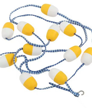 Zwembad Lane Divider Touw – 5 m PVC met 7 cm Vlotters, Veiligheidslijn voor Zwembad