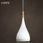 Meerkleurige Glans Hanglamp – Aluminium & Hout, Moderne E27 Fitting