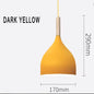 Meerkleurige Glans Hanglamp – Aluminium & Hout, Moderne E27 Fitting
