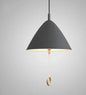 Deense Hanglamp Macaron – Moderne Plafondlamp met Trekschakelaar