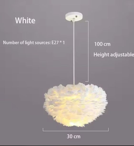 Veren Kroonluchter – Moderne Scandinavische Hanglamp met E27 LED