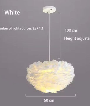 Veren Kroonluchter – Moderne Scandinavische Hanglamp met E27 LED
