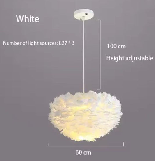 Veren Kroonluchter – Moderne Scandinavische Hanglamp met E27 LED