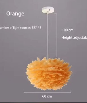 Veren Kroonluchter – Moderne Scandinavische Hanglamp met E27 LED