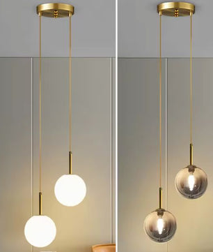 Moderne LED Hanglamp – Scandinavisch Ontwerp met Glazen Bol