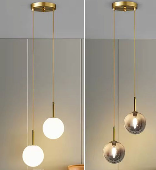 Moderne LED Hanglamp – Scandinavisch Ontwerp met Glazen Bol