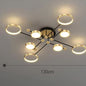 Moderne LED Hanglamp – Dimbaar met Afstandsbediening, Goud & Zwart Aluminium Armatuur