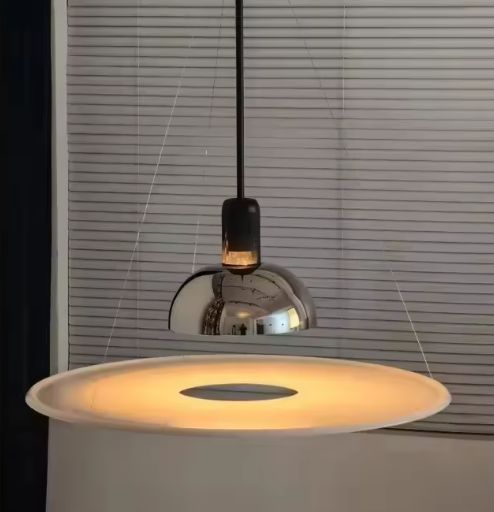 Moderne LED Hanglamp – Designer Kroonluchter in Frisbi Stijl voor Woonkamer, Eetkamer & Slaapkamer
