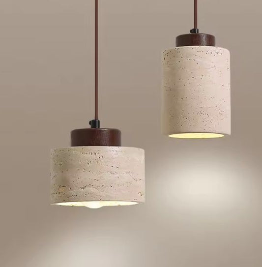 Japanse Wabi-Sabi Hanglamp – Moderne Designer Steen Plafondlamp voor Slaapkamer & Woonkamer