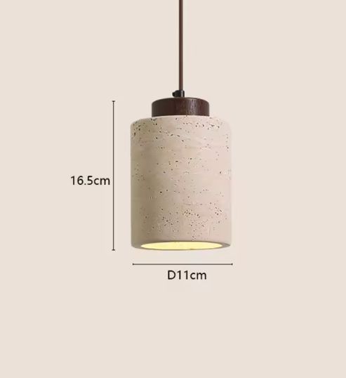 Japanse Wabi-Sabi Hanglamp – Moderne Designer Steen Plafondlamp voor Slaapkamer & Woonkamer