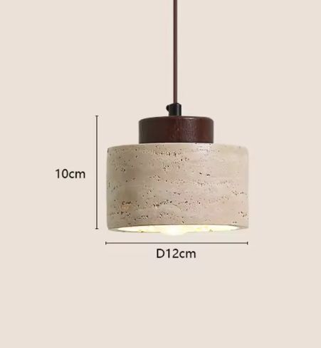 Japanse Wabi-Sabi Hanglamp – Moderne Designer Steen Plafondlamp voor Slaapkamer & Woonkamer
