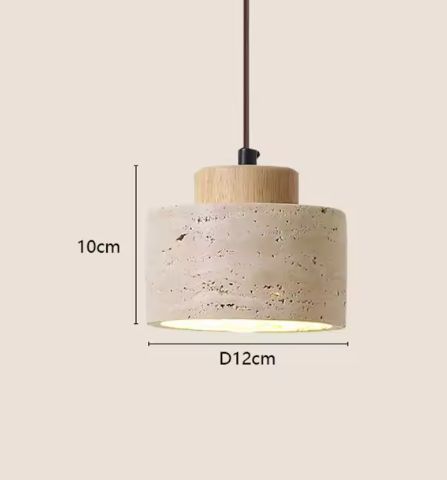 Japanse Wabi-Sabi Hanglamp – Moderne Designer Steen Plafondlamp voor Slaapkamer & Woonkamer