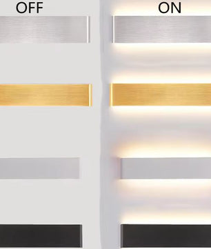 Moderne LED-Wandlamp met Bluetooth & Afstandsbediening – Dimbaar en Veelzijdi