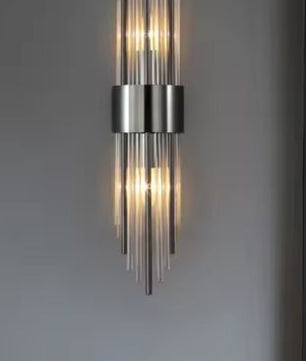 Luxe Gouden Wandlamp – Moderne LED Wandverlichting met Kristal